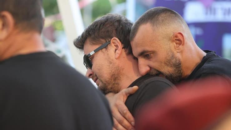 צילום: מוטי קמחי הלווייתו של סמ"ר דנילו מוקנו בבית העלמין הצבאי בחולון