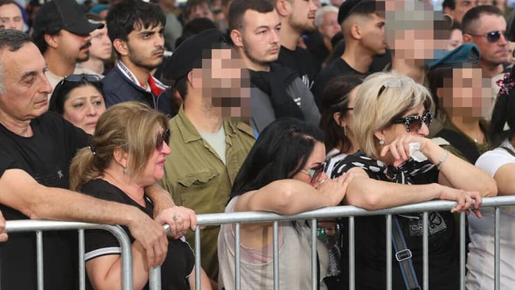 צילום: מוטי קמחי הלווייתו של סמ"ר דנילו מוקנו בבית העלמין הצבאי בחולון