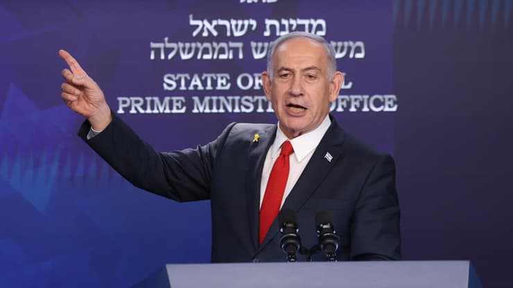 ראש הממשלה נתניהו במסיבת עיתונאים