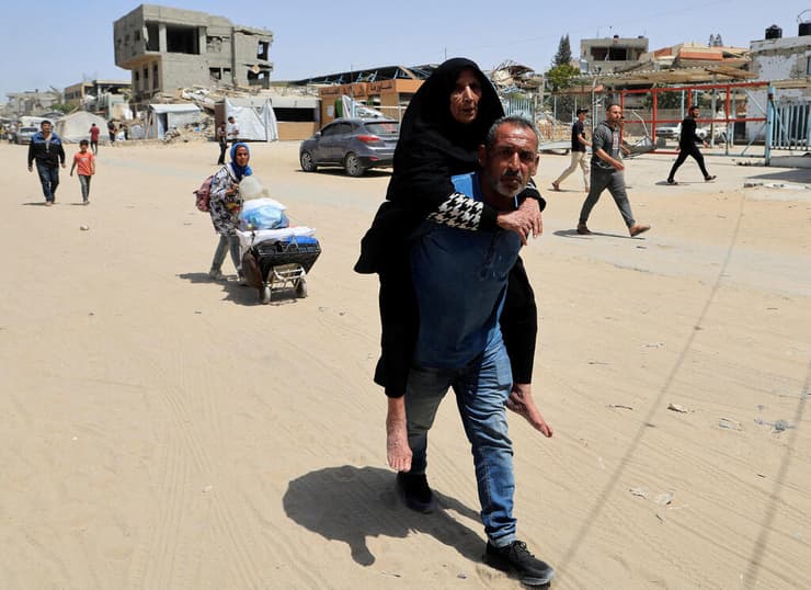 חאן יונס (צילום: REUTERS/Hatem Khaled) חאן יונס