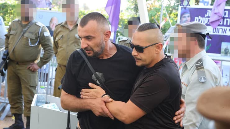 צילום: מוטי קמחי הלווייתו של סמ"ר דנילו מוקנו בבית העלמין הצבאי בחולון