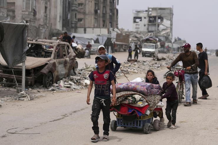 בית לאהיה (צילום: AP Photo/Jehad Alshrafi) בית לאהיה