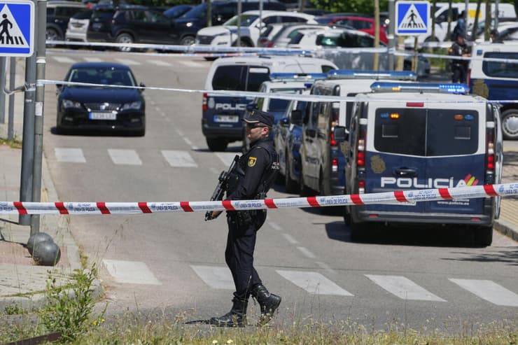 זירת רצח ב מדריד ספרד של אנדריי פורטנוב פוליטיקאי לשעבר מ אוקראינה 