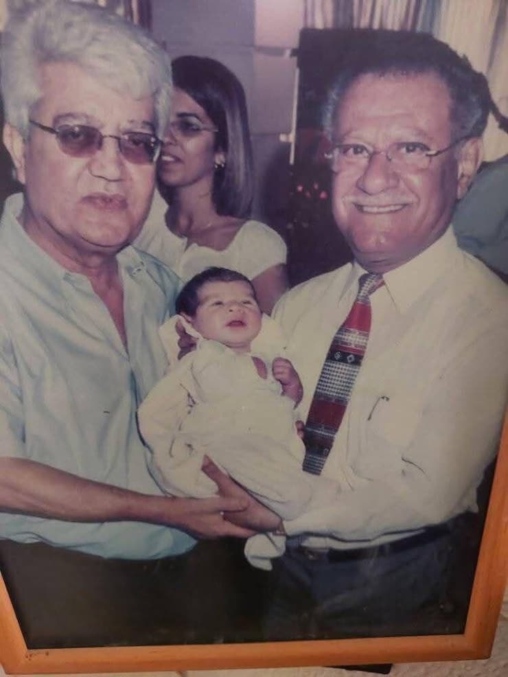 המוהל עמנואל יחיא משולם ז"ל, עם דוד לוי ז"ל