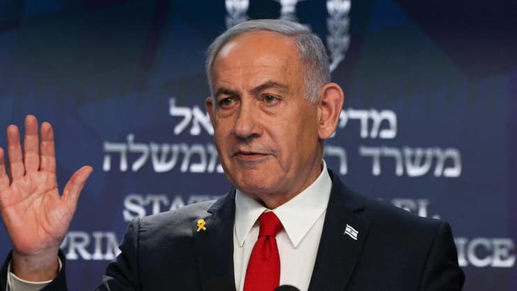 ראש הממשלה נתניהו במסיבת עיתונאים