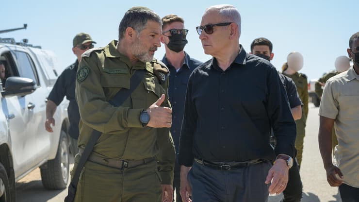 ראש הממשלה נתניהו עם האלוף זיני, ראש השב"כ החדש