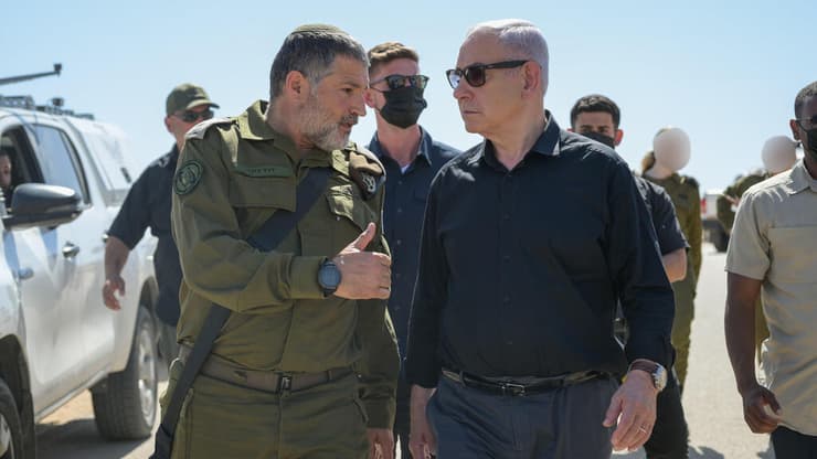 ראש הממשלה נתניהו עם האלוף זיני, ראש השב"כ החדש