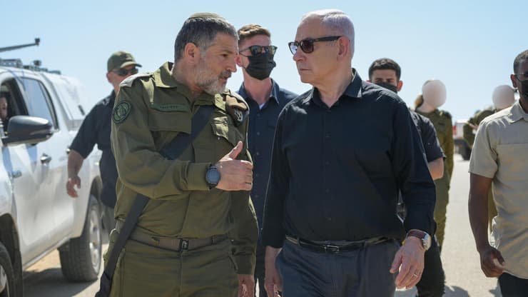 ראש הממשלה נתניהו עם האלוף זיני, ראש השב"כ החדש