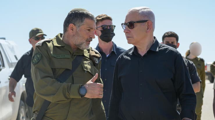 ראש הממשלה נתניהו עם האלוף זיני, ראש השב"כ החדש