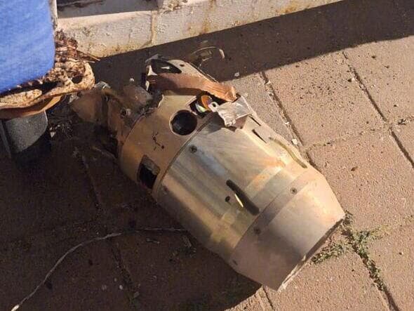 חלקי רסיס בלוד בעקבות שיגור מתימן בלילה