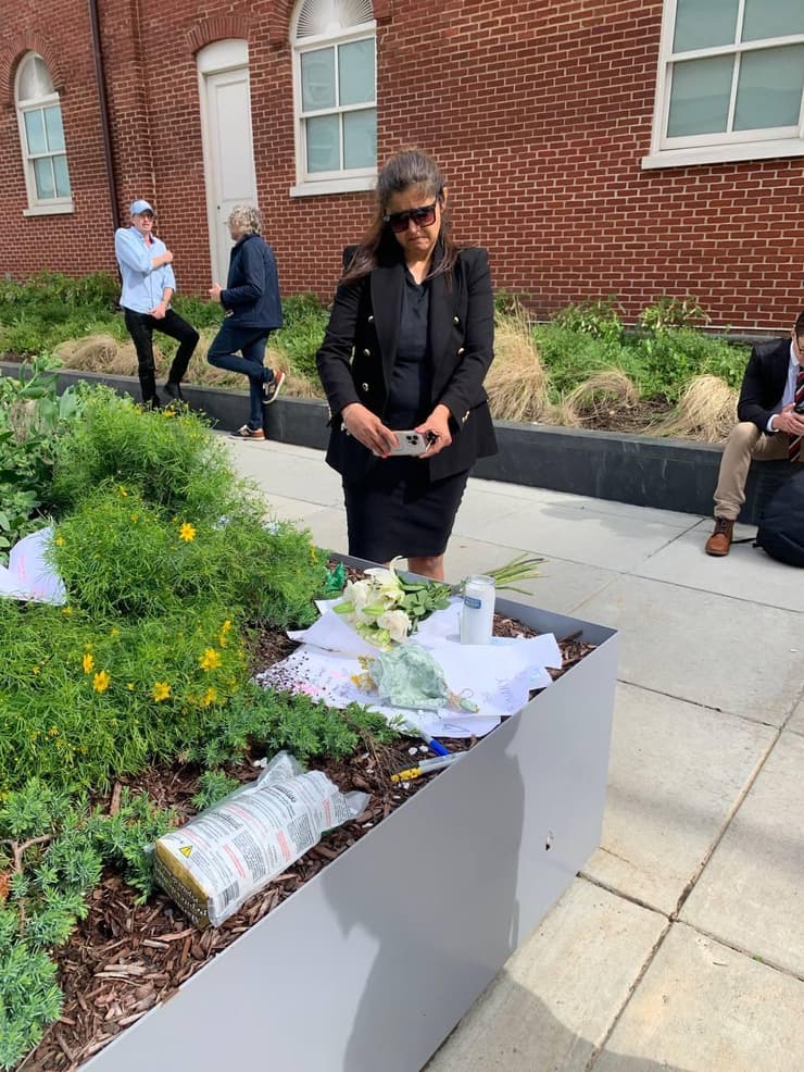 זירת הפיגוע בוושינגטון