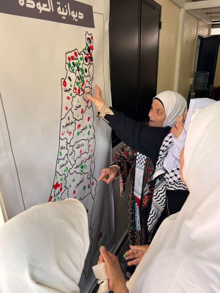 ציון ה"נכבה" במחנה הפליטים נהר אל-בארד בצפון לבנון