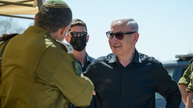 ראש הממשלה נתניהו עם האלוף זיני, ראש השב"כ החדש