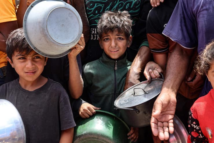 חלוקת מזון בעזה