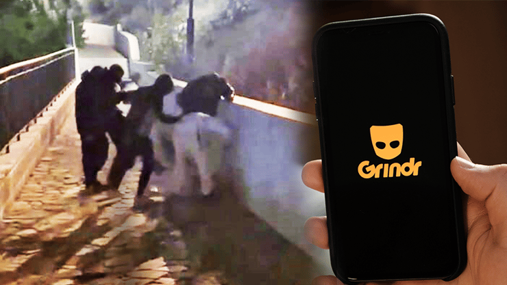 תקיפת הצעיר במעלה אדומים, דרך "גריינדר" (צילום: Vladimka production / Shutterstock.com) תקיפת צעיר מהקהילה הלהט"ב במעלה אדומים