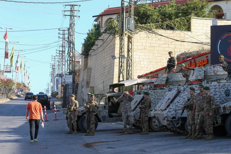 כוחות צבא לבנון. יסיימו עד סוף השנה בדרום המדינה? (צילום: Mahmoud ZAYYAT / AFP) כוחות צבא לבנון