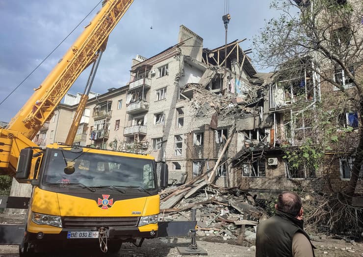 מתקפה של רוסיה נגד אוקראינה ב מיקולאייב