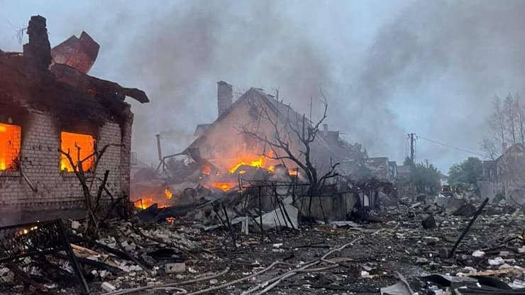 מתקפה של רוסיה על אזור קייב אוקראינה