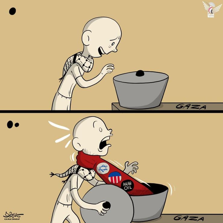 קריקטורות עזה פינת יא יאללה ליאור בן ארי