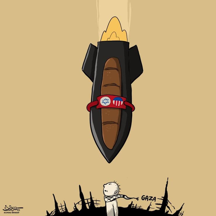 קריקטורות עזה פינת יא יאללה ליאור בן ארי