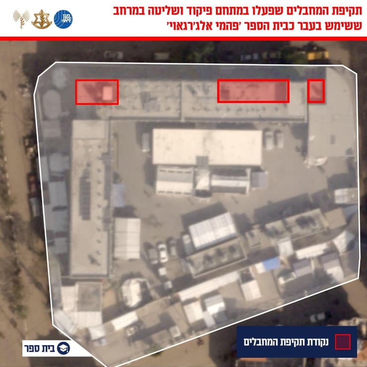 תקיפת בית ספר  ‘פהמי אלג׳רגאוי׳ שמשמש בימים אלה כמפקדה של הארגונים חמאס וגא"פ