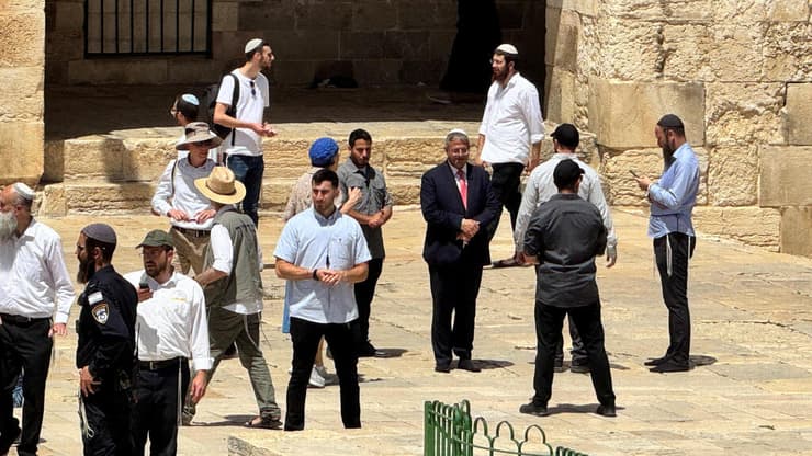 איתמר בן גביר הר הבית ירושלים