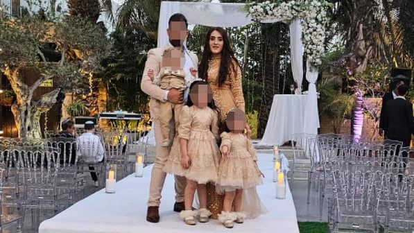 "אני הגב התומך שלו בכל דבר". אושרת ועקנין עם בעלה יוחאי וילדיהם