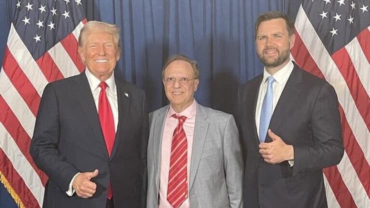 בשארה בישארה בחבח עם דונלד טראמפ וג'יי די ואנס