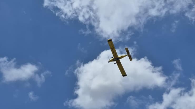 צילום: כבאות והצלה חוף טיפול בשריפת חורש שפרצה בחיפה