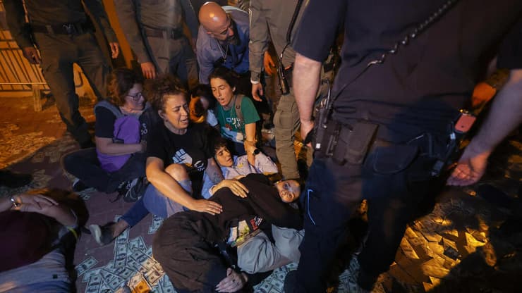 מחאה במצודת זאב בתל אביב