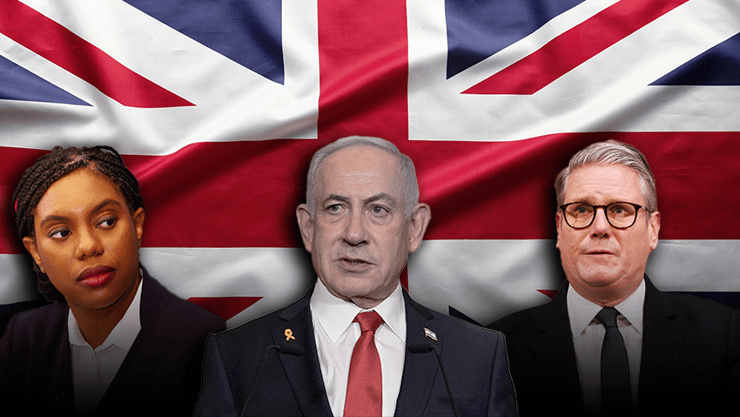 לא כל הממלכה נגדנו. סטרמר, נתניהו וביידנוק (צילום: Peter Nicholls/Getty Images Ian Vogler / POOL / AFP Ian Forsyth/Getty Imagesתומר אפלבאום , ) לא כל הממלכה נגדנו. סטרמר, נתניהו וביידנוק