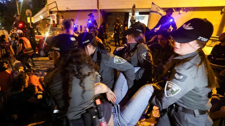 מחאה במצודת זאב בתל אביב