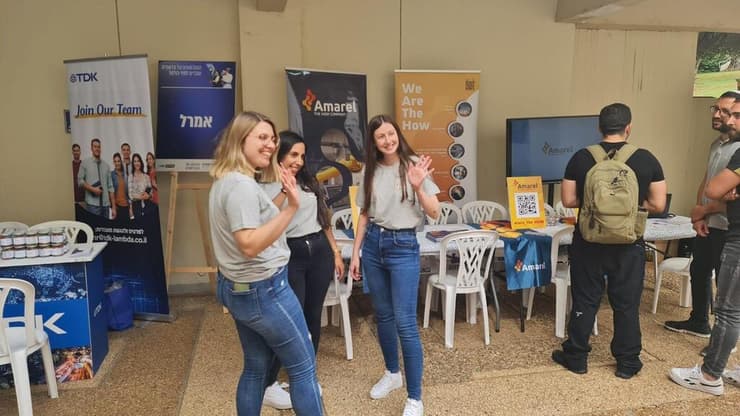 יריד המעסיקים, אורט בראודה כרמיאל (באדיבות רשת מכללות אורט) יריד המעסיקים, אורט בראודה כרמיאל