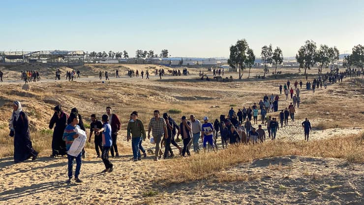 חלוקת המצרכים של הסיוע ההומניטרי ברפיח, רצועת עזה