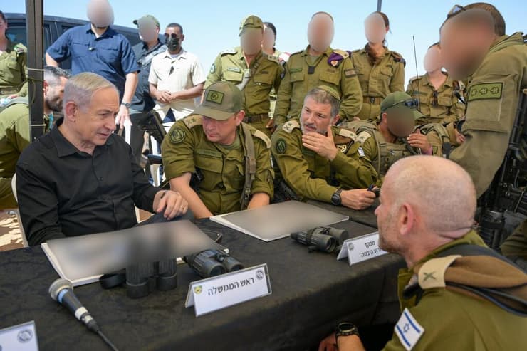 דוד זיני בתדרוך של ראש הממשלה בנימין נתניהו