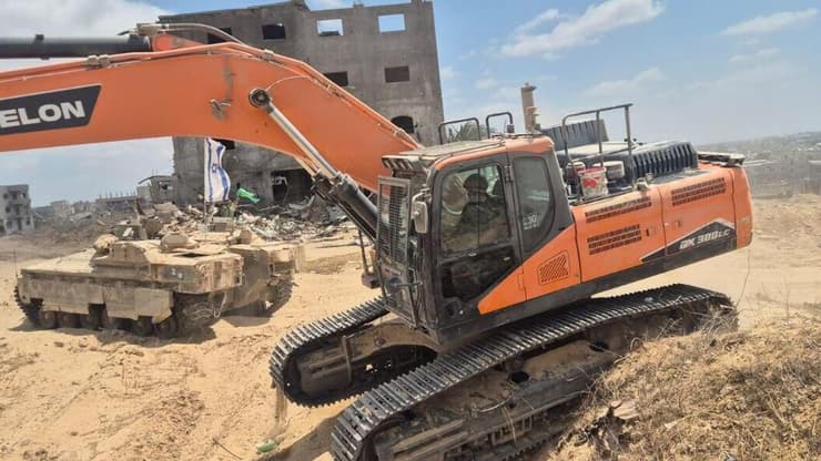 דוד ליבי ז"ל במהלך הריסת תשתיות טרור בעזה