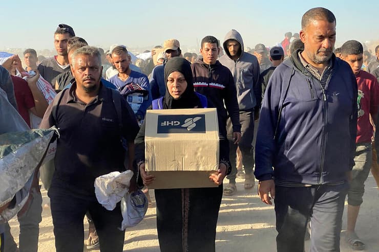 חלוקת המצרכים של הסיוע ההומניטרי ברפיח, רצועת עזה