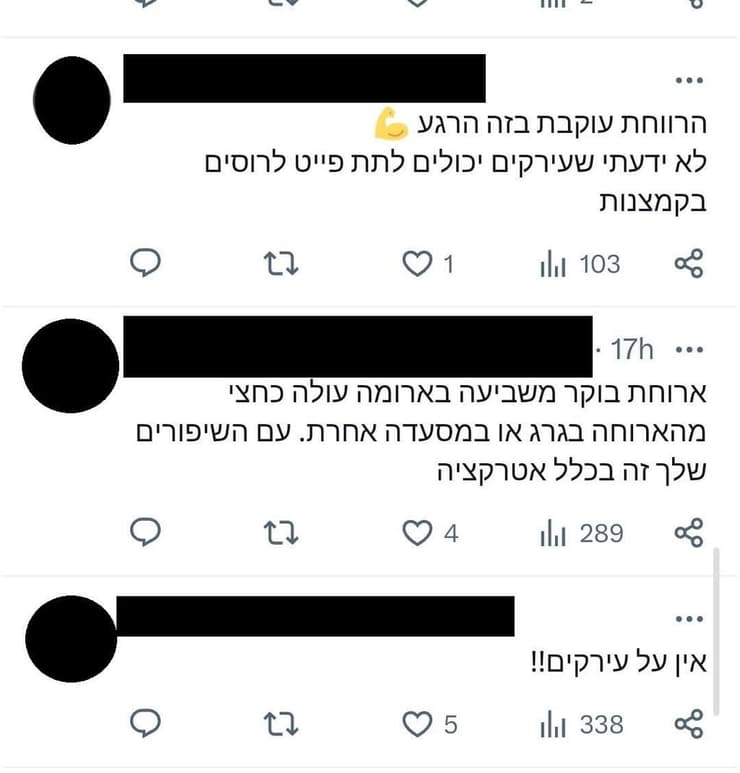 התגובות לפוסט הוויראלי