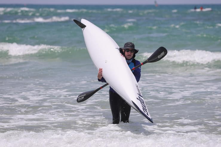זיו בטר עם הקיאק