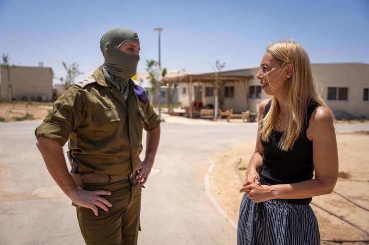 אינה קקון נפגשה עם סא"ל ב שהציל את חייה