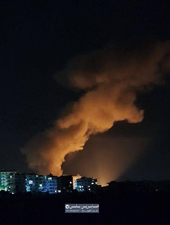 חיל האוויר תוקף בטרטוס שבסוריה