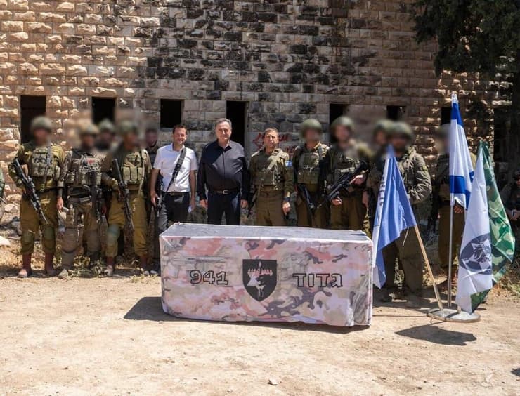 שר הביטחון ישראל כ"ץ ביקר ביישוב שא-נור