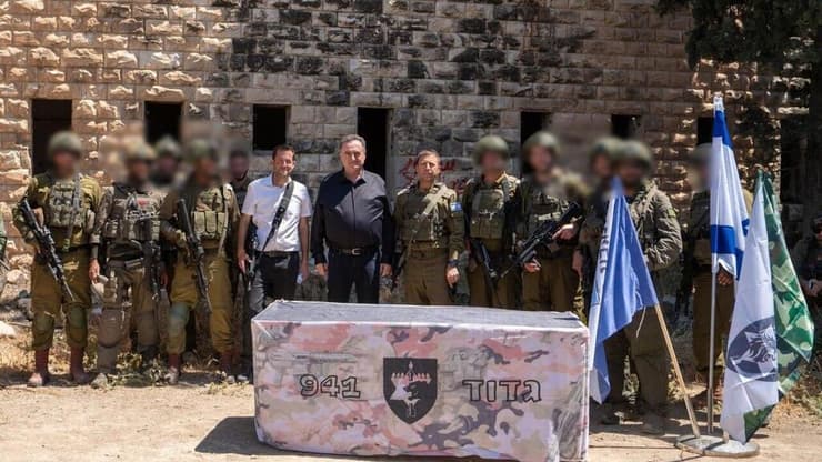 שר הביטחון ישראל כ"ץ ביקר ביישוב שא-נור