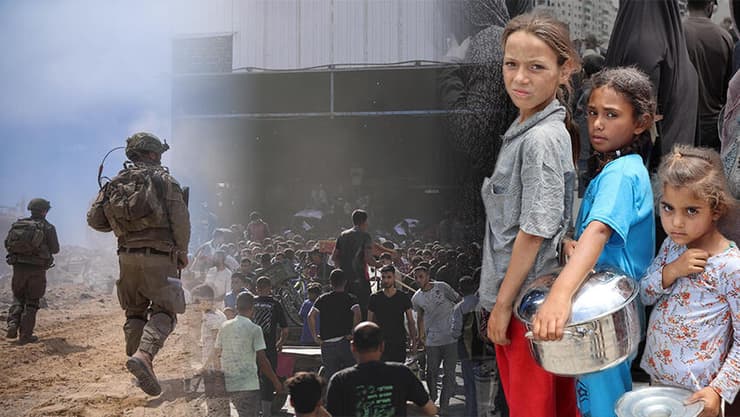 "לאן החיים האלה ייקחו אותנו? אין פתרון". הייאוש בעזה גובר (צילום: דובר צה"ל, AP Photo/Abdel Kareem Hana, Omar AL-QATTAA / AFP copy) עזה