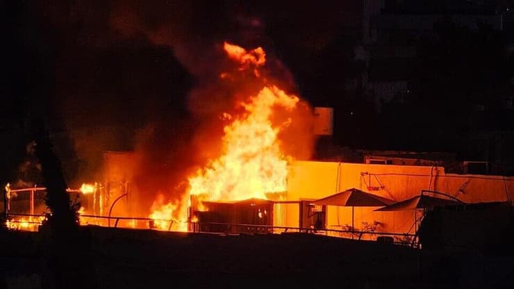 שריפה בתל אביב