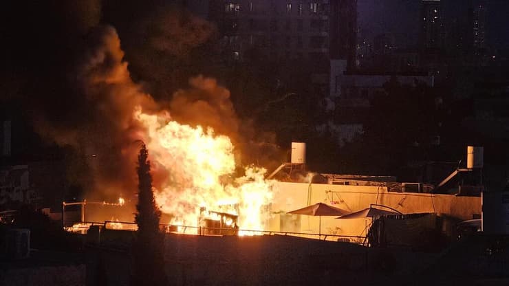 שריפה בתל אביב