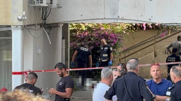 זירת הרצח וההתאבדות בבת ים