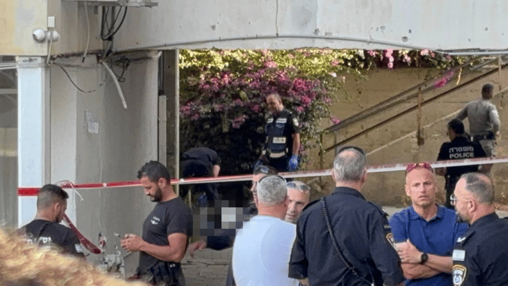 זירת הרצח וההתאבדות בבת ים