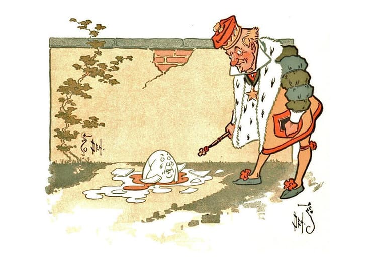 אף פעם לא ראינו חלקי ביצה שאוספים את עצמם ומתחברים לביצה שלמה. המפטי דמפטי השבור 