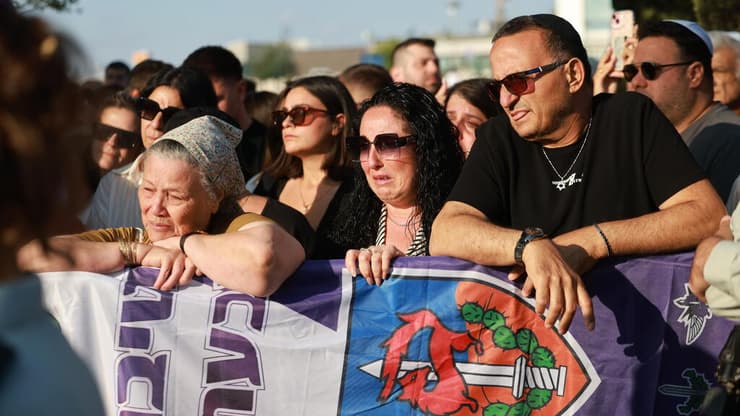 הלווייתו של סמ״ר ליאור שטיינברג ז"ל בבית העלמין הצבאי סגולה בפתח תקווה